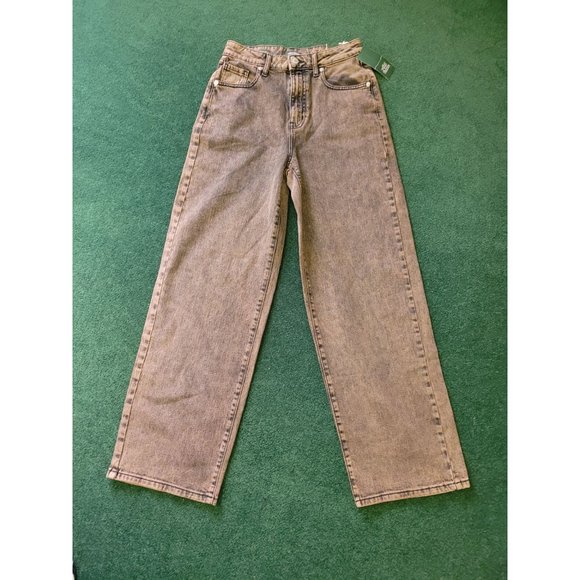 Women's Super-High Rise Baggy Jeans - Wild Fable Brown Overdye 2 - Picture 3 of 8